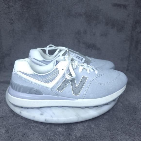 New Balance Shoes - New Balance 574 Greens V2 Golf Shoes Womens 6.5 Gray Suede Spikeless Sneakers